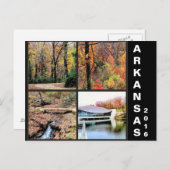 Décor d'automne en Arkansas Carte postale Voyage (Devant / Derrière)