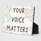 Décor de bureau SLP Fun ; Plaque de table (Côté)