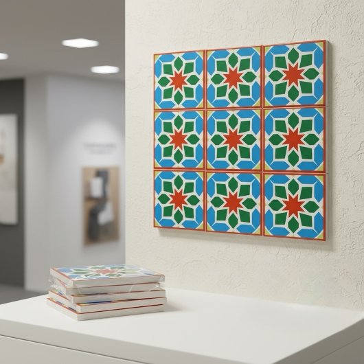 Décor de carreaux de céramique géométriques maroca