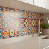 Décor de carreaux de céramique géométriques maroca