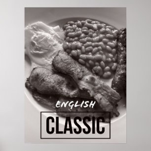 Décor de cuisine - Classic anglais Poster de petit