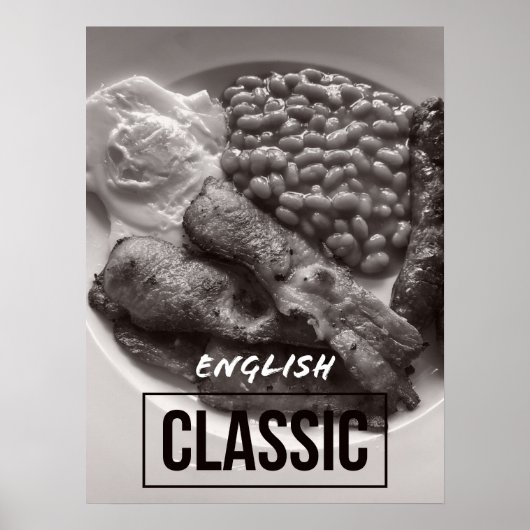 Décor de cuisine - Classic anglais Poster de petit (Devant)