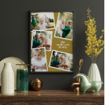 Décor de famille moderne moutarde multi photo<br><div class="desc">Décor familial moderne et élégant à petit prix multi photo. La moutarde et le blanc peuvent être changés.</div>