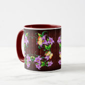 Décor de fleurs 5 Mug (Devant gauche)