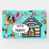 Décor de la bannière de la fête d'anniversaire du  (Horizontal)