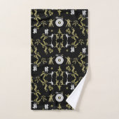 Décor de la maison de la danseuse d'or (Serviette à main)
