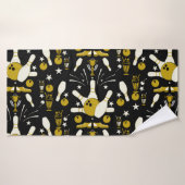 Décor de la maison du bowling à dix broches (Serviette de bain)