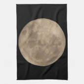 Décor de lune de serviette de plat de Pleine lune (Vertical)