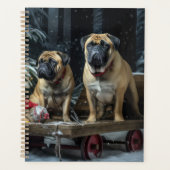 Décor de Noël Bullmastiff Snowy Sleigh (Devant)