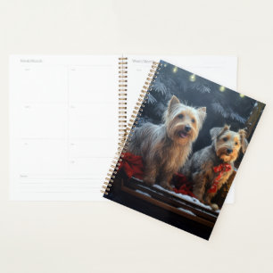Décor de Noël de Terrier australien Snowy Sleigh