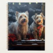 Décor de Noël de Terrier australien Snowy Sleigh (Devant)