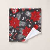 Décor de Noël Design motif (Gant de toilette)