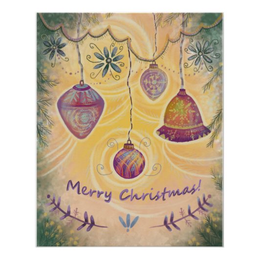 Décor de Noël et Poster d'arbre (Devant)