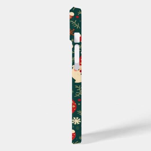 Décor de Noël iPhone 14 coque (Verso / Gauche)