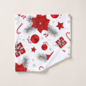 Décor de Noël motif (Gant de toilette)