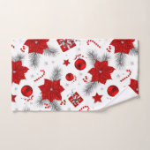 Décor de Noël motif (Serviette à main)