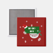 Décor de Noël - réfrigérateur Magnet (Recto/Verso)