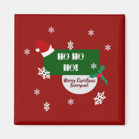 Décor de Noël - réfrigérateur Magnet (Devant)