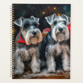 Décor de Noël Schnauzer Snowy Sleigh (Devant)
