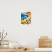 Décor de plage, impression océanique dans une affi (Cuisine)