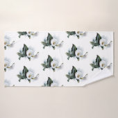 Décor de salle de bain élégant avec lys calla flor (Serviette de bain)