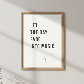 Décor de soirée calme. Affiche de chambre minimali