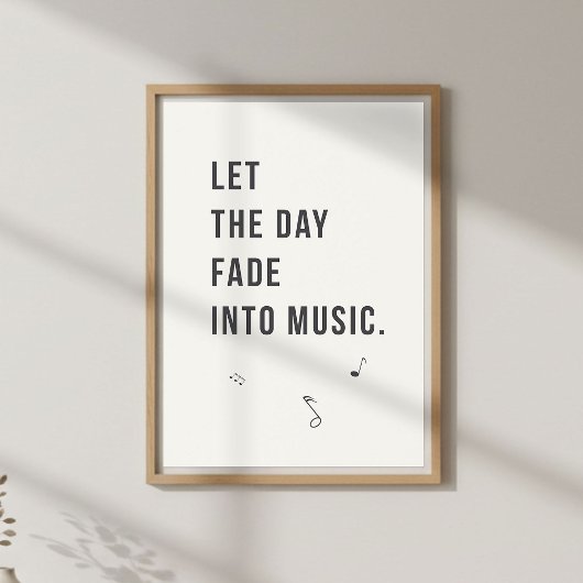 Décor de soirée calme. Affiche de chambre minimali