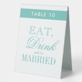 Décor de table mariage exquis Signes numériques pe (Recto)