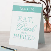 Décor de table mariage exquis Signes numériques pe (En SItu (Tableau))