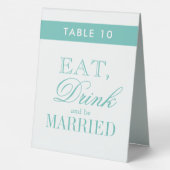 Décor de table mariage exquis Signes numériques pe (Verso)