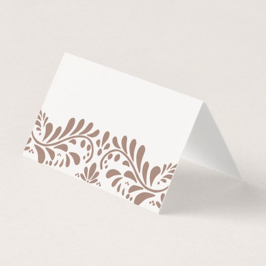 Décor de table Mocha Brown Talavera Fiesta (Front)