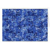 Décor de texture Camouflage bleu marine Pixels num (Devant horizontal)