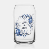 Décor Delft bleu et blanc avec fleurs (Recto)