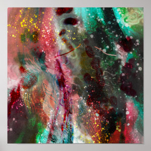 Décor design à poster d'art Abstrait numérique
