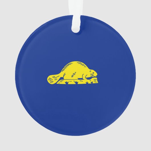 Décor design du drapeau de l'État de l'Oregon (dos)