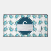 Décor du bureau du monogramme de tortue de mer (Clavier et souris)