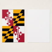 Décor du drapeau de l'État du Maryland (Devant & derrière)