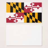 Décor du drapeau de l'État du Maryland (Devant & derrière)