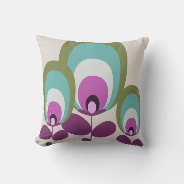 Décor du Mid Century Mod coussin (Recto)