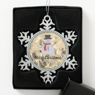 Décor en verre Design Flocon de neige Ornement enc