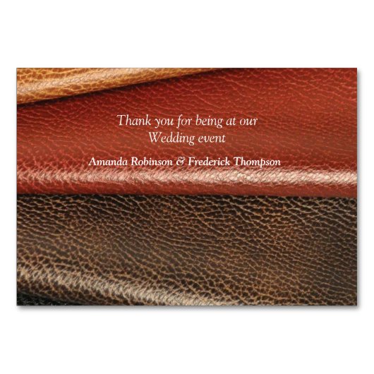 Décor et cartes en cuir 3D (Dos)