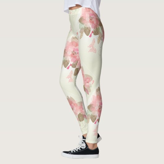 Décor Fleur 15 Leggings (Gauche)