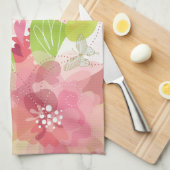 Décor Fleur 16 Serviette de cuisine (Quart Plié)