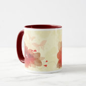 Décor Fleur 17 Mug (Devant gauche)