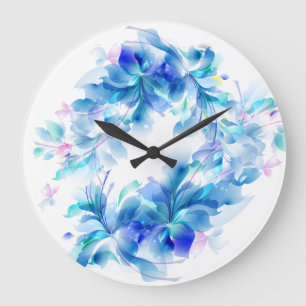 Décor Fleur 23 Murs Horloges & Options Numériques