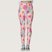 Décor Fleur 26 Leggings (Devant)