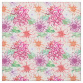 Décor Fleur 26 Tissu Personnalisé (Échantillon)