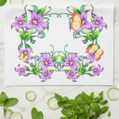 Décor Fleur 5A Serviette de cuisine (Plié)