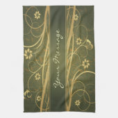 Décor Fleur 6 Serviette Cuisine (Vertical)