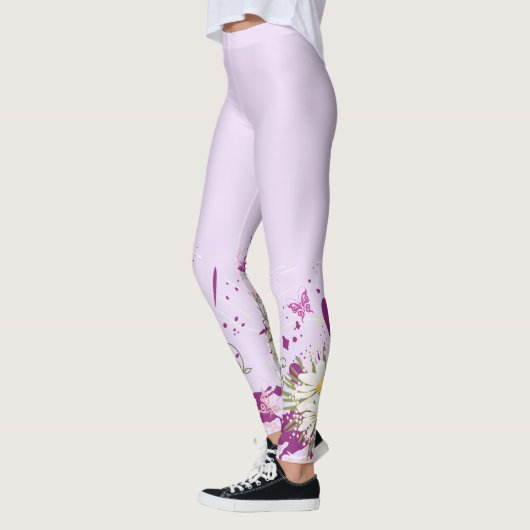 Décor Fleur 72 Leggings (Gauche)